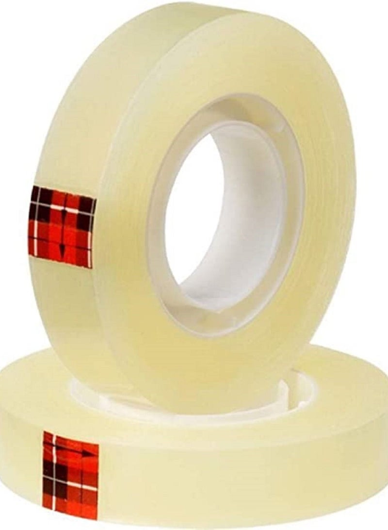 Scotch  شريط لاصق اسكتلندي 500 مصفر 8 لفات 18 مم × 33 م - Image 1