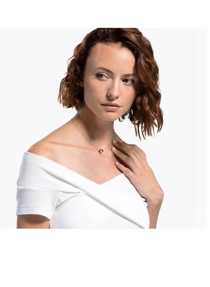 Sparkling Gold Plated Ladybug Dance Necklace