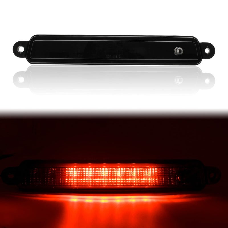 KEWISAUTO ضوء الفرامل الثالث LED من KEWISAUTO لسيارة أرمادا 04-15، ضوء توقف مركزي أسود مدخن لسيارة نيسان أرمادا 2005-2015/ نيسان باثفايندر أرمادا 2004/ إنفينيتي QX56 2004-2010 ملحقات (1 قطعة) - Image 2