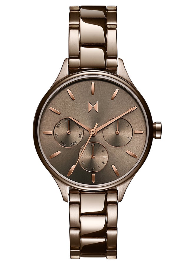 MVMT Women's Analog Round Shape Stainless Steel Wrist Watch 28000240-D - 34 Mm - Image 1