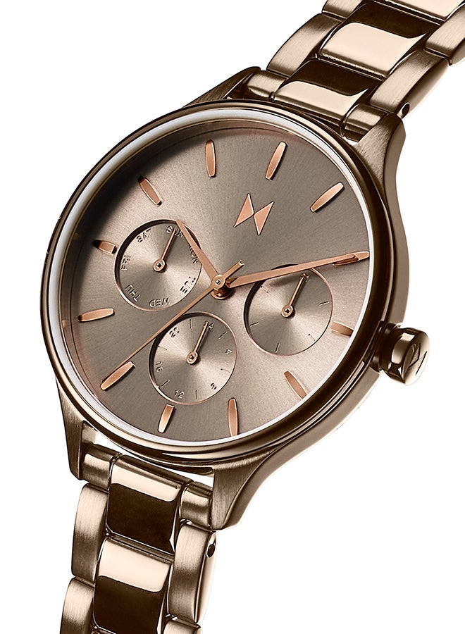 MVMT Women's Analog Round Shape Stainless Steel Wrist Watch 28000240-D - 34 Mm - Image 3