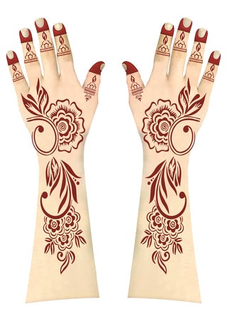 HENNA STICKER OR STENCILS FOR BOTH HANDS COMMON SIZE MODEL EVRG 6 WITH HENNA CONE - pzsku/ZA91456D69C64F0810259Z/45/_/1690984366/bab7a2cf-3c18-4ece-93b5-ce6fcd29a820