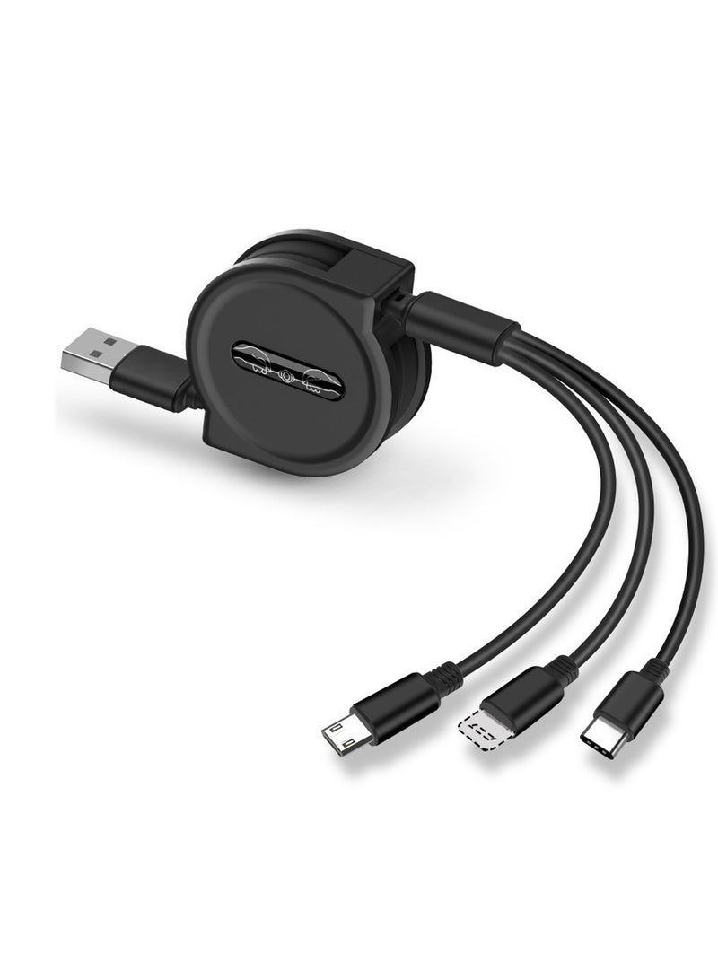 Y&D Fast Charging Braided 3 In 1 USB Cable