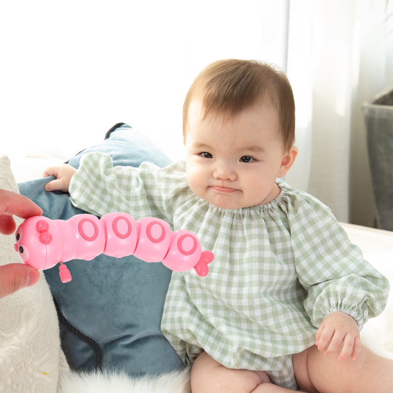 🧸 لعبة دودة متحركة مثالية لحفلات الميلاد والمرح الداخلي تصميم متين - Image 4
