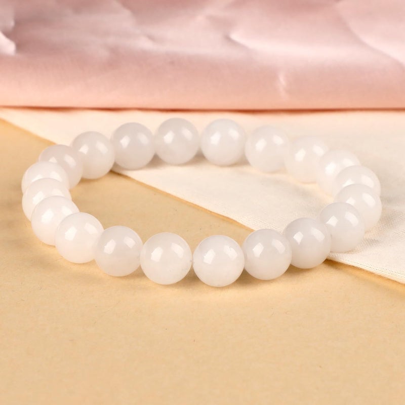 LPBeads أساور مرنة يدوية من حبات الأحجار الكريمة الطبيعية من ، خرز دائري من البلورات العلاجي��، هدايا مجوهرات للنساء والرجال - Image 3
