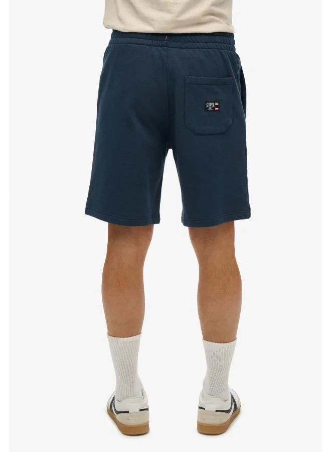 سوبر دراي تيشيرت أساسي بشعار جيرسي قصير