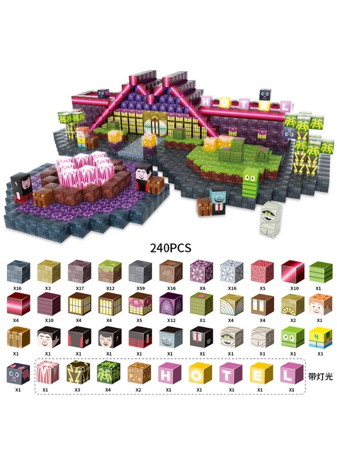 General Magnetic variety building blocks, light blocks, magnetic building models, magnetic building blocks set 240PCS  - Image 3