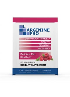 L-ARGININE PRO Supplement ON-The-GO Single Serve Travel Packets - 5,500mg of L-arginine Plus 1,100mg L-Citrulline (2 Bags (60 Packets), Raspberry)  - Image 2