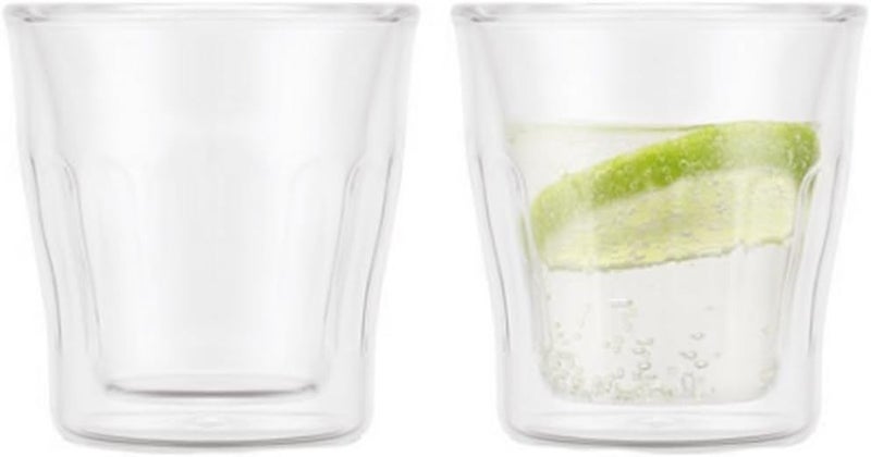 Bodum Copenhagen Double Wall Glasses 90ml, Set of 2