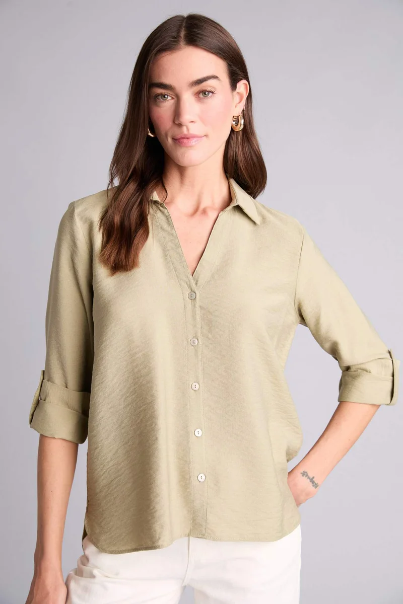 ديفاكتو Regular Fit Shirt Collar Long Sleeve Shirt
