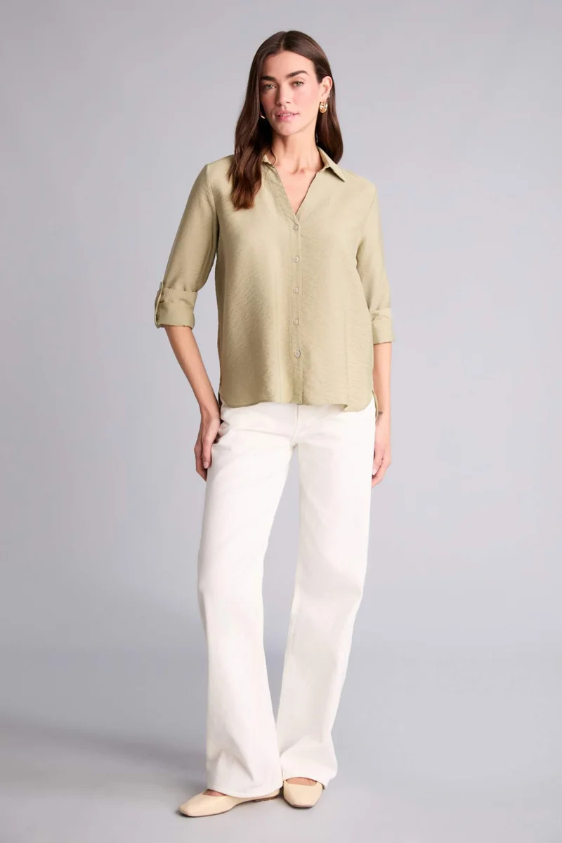 ديفاكتو Regular Fit Shirt Collar Long Sleeve Shirt