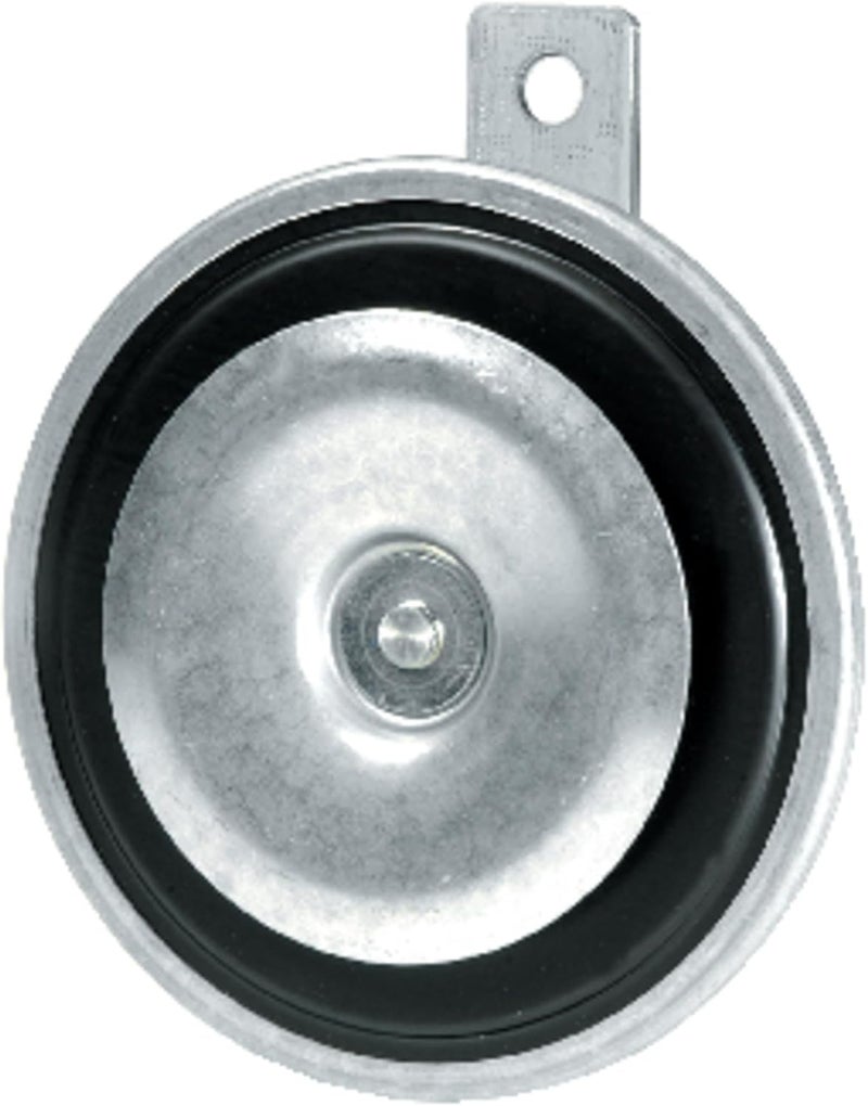 HELLA 002768382 24V 335 Hz 105-118 dB Disc Type Low-Tone Horn with Bracket Minimal design - Image 1
