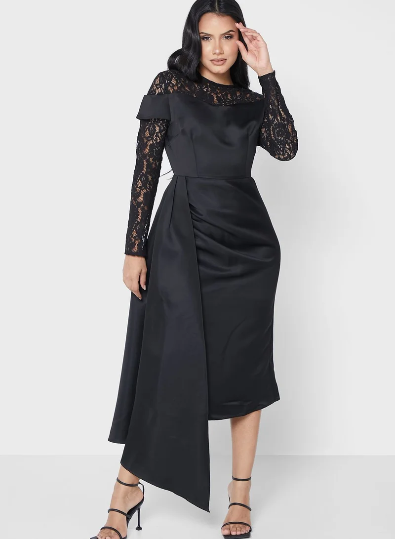 Virgos Lounge Lace Sleeve Sheath Dress