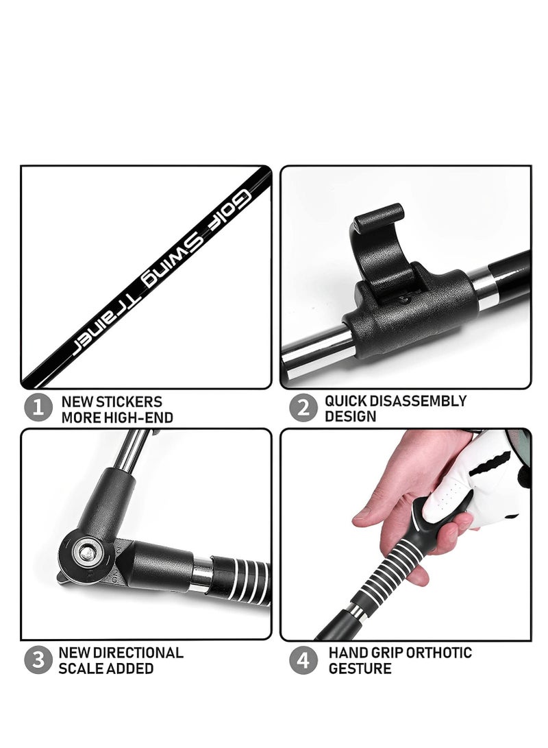 Generic Golf Swing Trainer Adjustable Portable Golf Training Tool Postural Correction Aid Improve Hinge Forearm Rotation Shoulder Beginners Improve Golf Swing Exerciser Training Aid - Image 5
