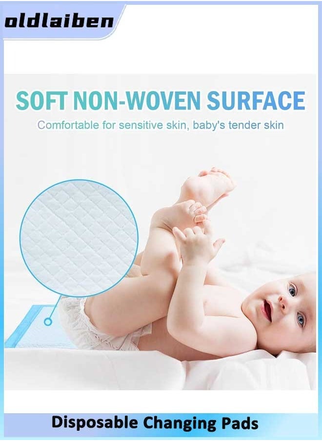oldlaiben Baby Disposable Changing Pad, Newborn Pads, Soft Non-Woven Fabric Changing Pads, 5-Layer Protection Ventilation Waterproof Leak Proof Rapid Drying Hospital Pad, For Enuresis Bedwetting Elderly Kids  - Image 4