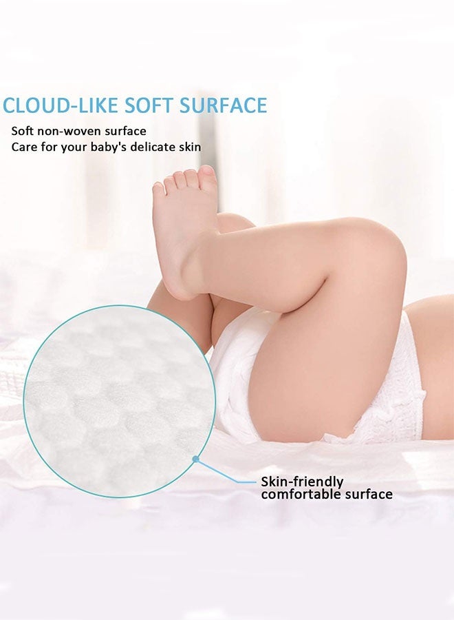oldlaiben S/M/L/XL Four Sizes Baby Changing Pads, Disposable Diaper Changing Pads 5-Layer Changing Mat Diaper Pads Baby Disposable Underpad Incontinence Changing Pad Super Absorbent Waterproof Mat Diaper UnderPads, Super Soft, Ultra Absorbent & Waterproof, Covers Any Surface for Baby Diaper Changes, Adults & Elderly - Image 4