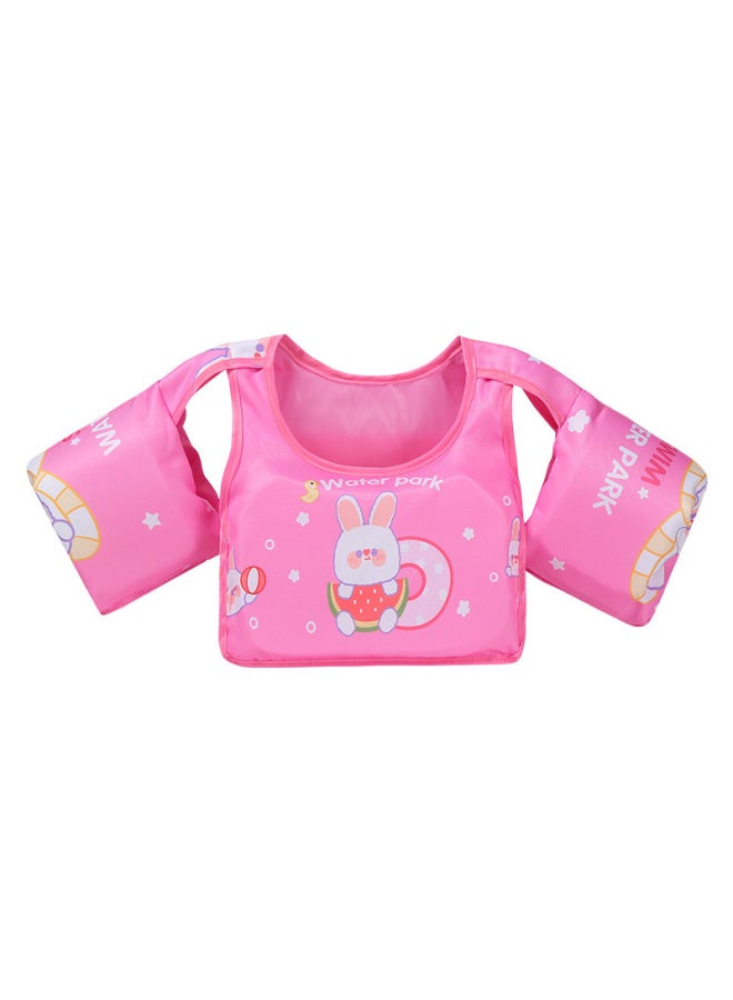 Generic Cartoon Children's Swimsuit Swimming Arm Ring Floating Ring Swimming Ring Life Jacket Water Sleeve Buoyancy Vest Swimming-Color:Vest Bow Doll  - Image 3