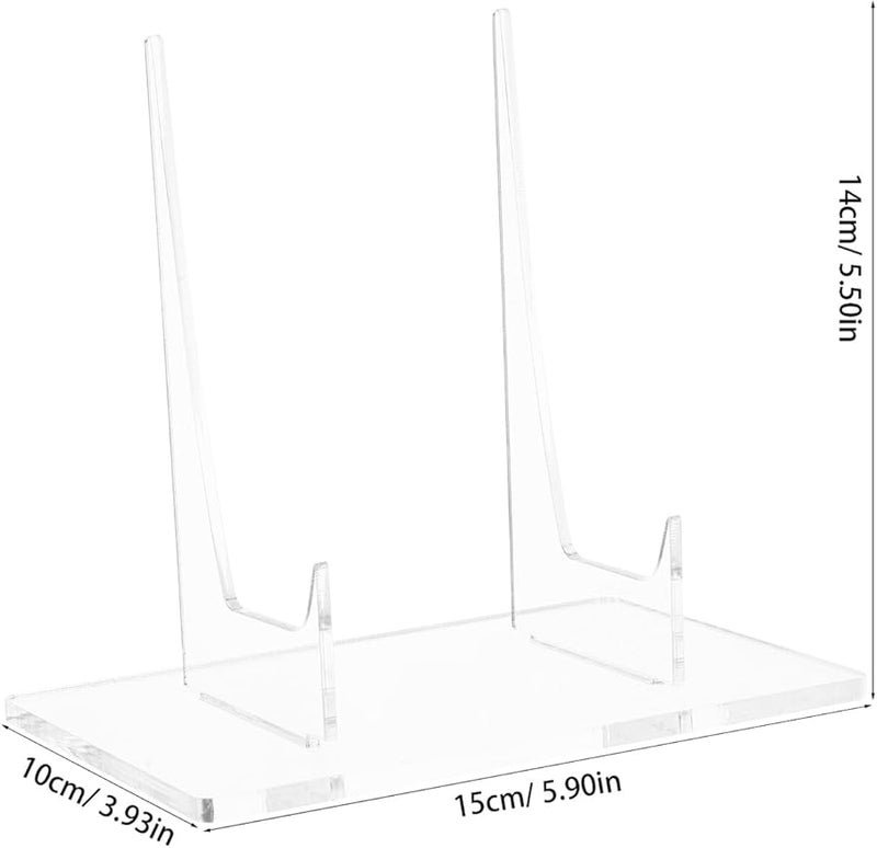 Acrylic Display Stand Easel For Books Photo Frames Plates Artwork Single Set - Image 3