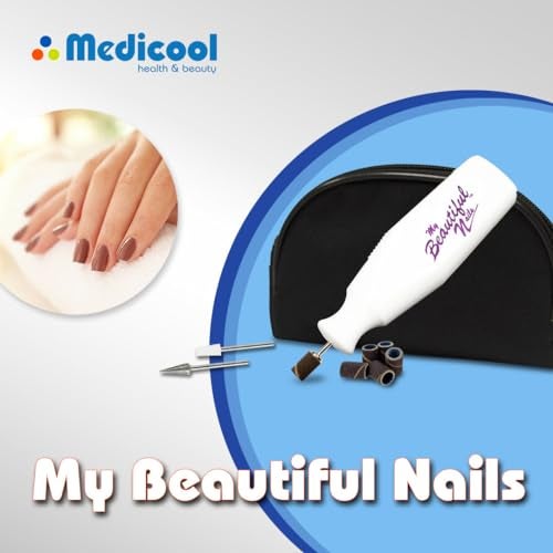 Medicool My Beautiful Nails Portable Travel Size Nail Drill with Case and Bit Kit | MY BEAUTI - Image 2