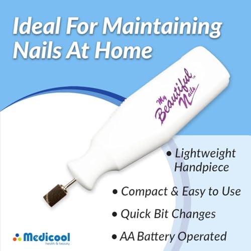 Medicool My Beautiful Nails Portable Travel Size Nail Drill with Case and Bit Kit | MY BEAUTI - Image 3
