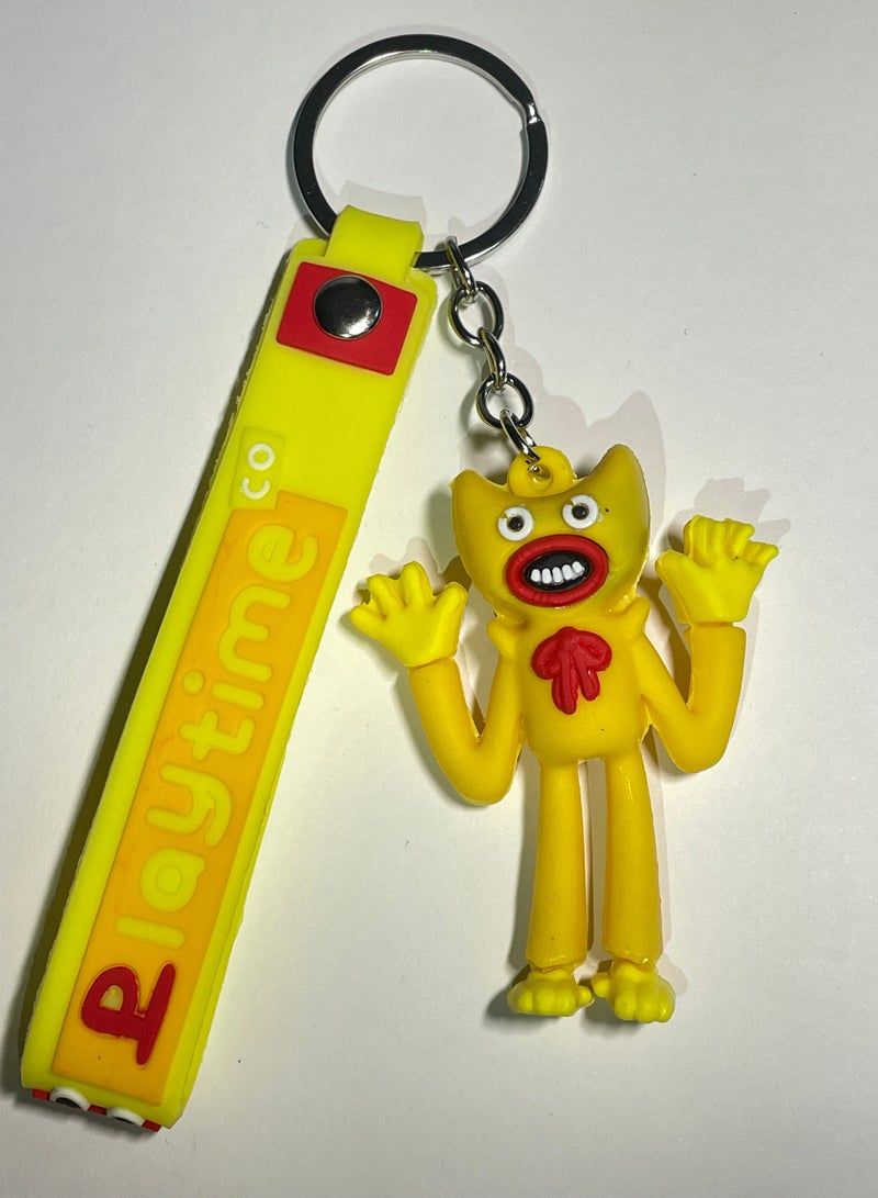 ميدالية مفاتيح كرتونية مميزة اكسسوار لطيف سلسلة مفاتيح بشخصية هاكي واكي مع شريط يتناسب مع السيارة والمحفظة والحقيبة هدية ابداعية لطيفة - Image 1