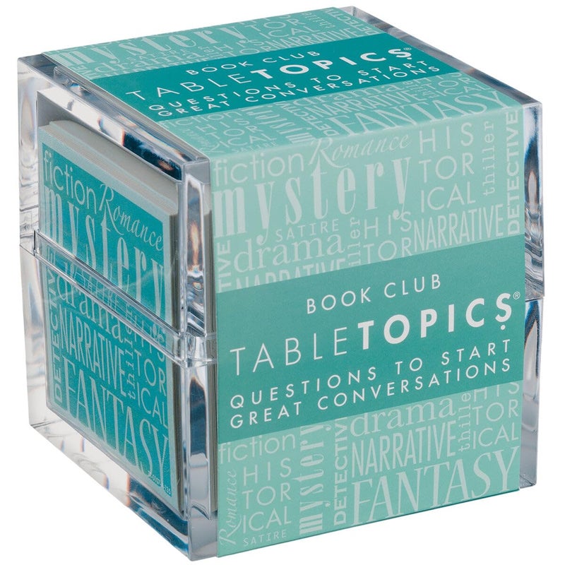 TableTopics Book Club Questions - 135 Conversation Starter Cards for Book Lovers, Reading Enthusiasts, Teachers, & Students, Inspiring Discussion Questions - Image 1