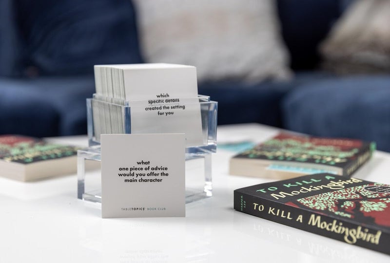 TableTopics Book Club Questions - 135 Conversation Starter Cards for Book Lovers, Reading Enthusiasts, Teachers, & Students, Inspiring Discussion Questions - Image 5