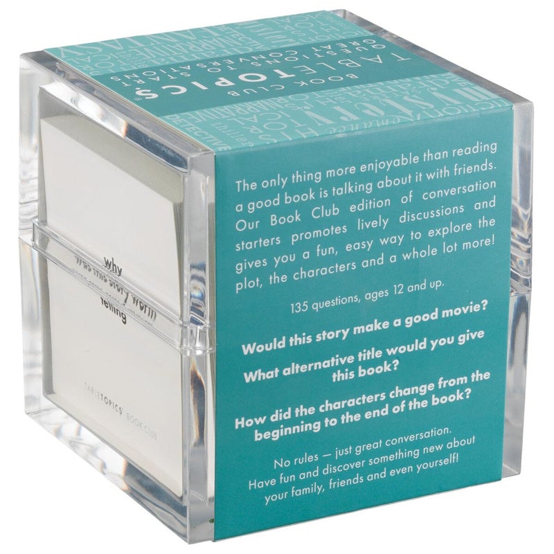 TableTopics Book Club Questions - 135 Conversation Starter Cards for Book Lovers, Reading Enthusiasts, Teachers, & Students, Inspiring Discussion Questions - Image 3