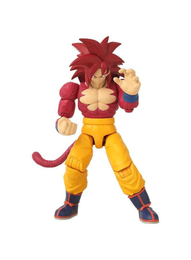 Bandai تمثال دراغون بول ستارز سوبر سايان 4 غوكو دايما إصدار 6.5 بوصة | تمثال قابل للجمع | تمثال عرض | أيدٍ قابلة للتبديل | هدية مثالية لجمع الهدايا، عشاق المانغا والأنمي! - Image 2