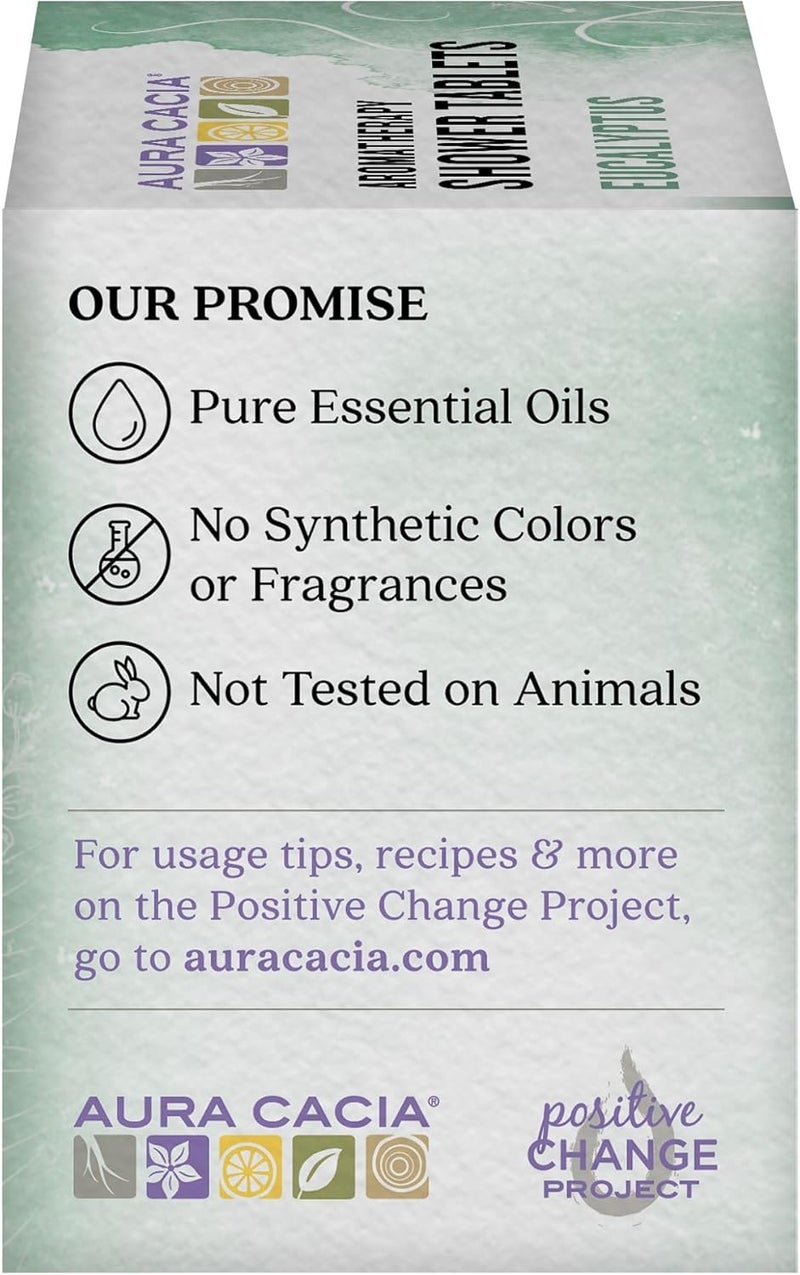Aura Cacia Purifying Eucalyptus Shower Tablets - Image 3