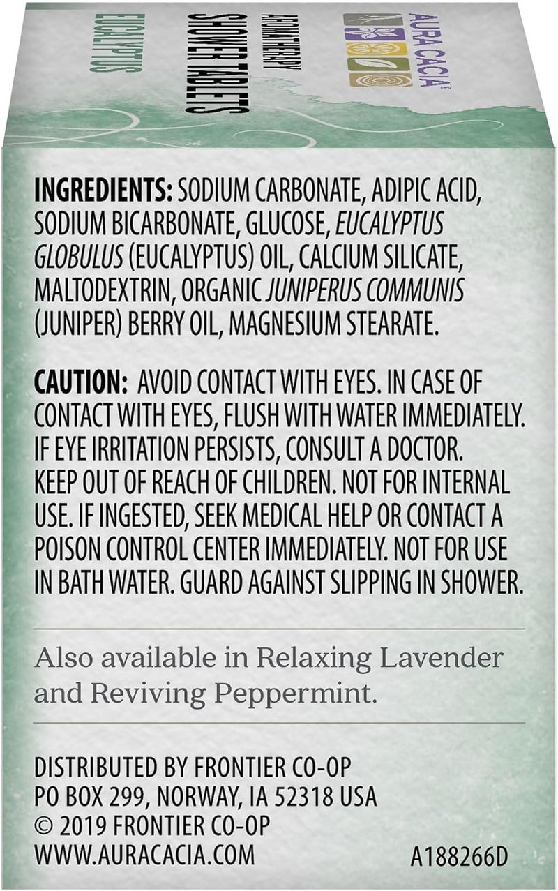 Aura Cacia Purifying Eucalyptus Shower Tablets - Image 4