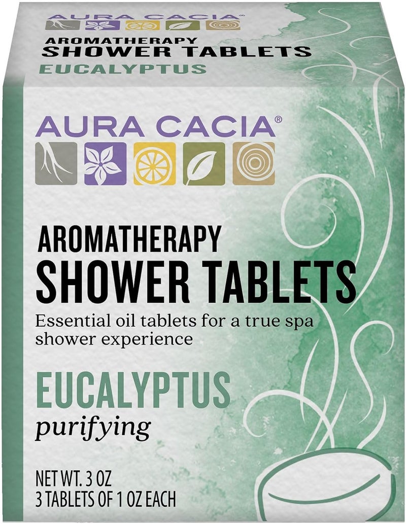 Aura Cacia Purifying Eucalyptus Shower Tablets - Image 1