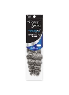 Foxy Silver - Weave Foxy Silver Foxy Weave  Hh Ocean Wave 10 Inch  1 Pack  Human Hair Weave in 51 