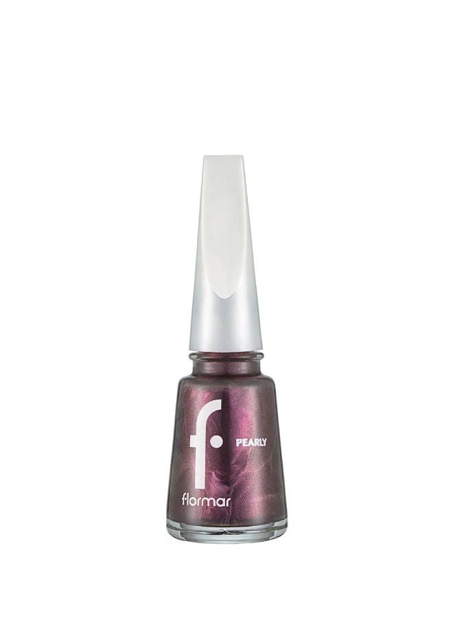 flormar Pearly Nail Enamel Pl418 Chrome Purple - Image 1