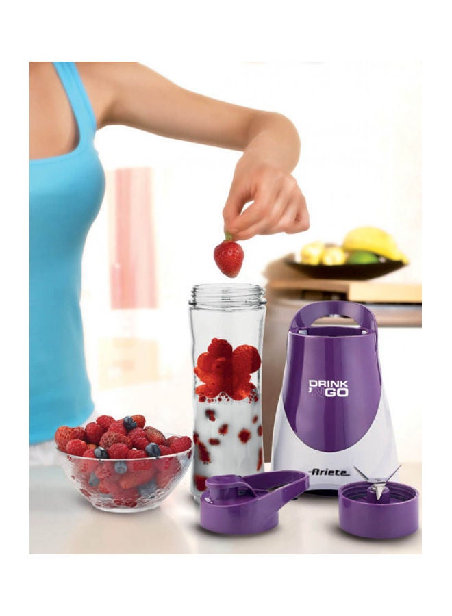Ariete Drink N Go Smoothie Blender 300.0 W ART563-PRPL Purple/White - Image 2