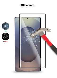 Faster Full Cover 10H Hardness HD Tempered Glass Screen Protector for Samsung Galaxy S25 Ultra - Anti-Scratch, Anti-Fingerprint, and Bubbles Free Technology  - Image 4