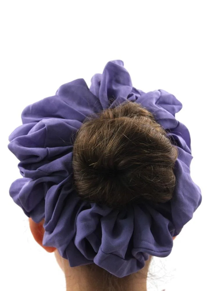 دىدانيالا D'Daniela - Elastic Volumizing Hijab Scrunchie Tie Bun - Purple