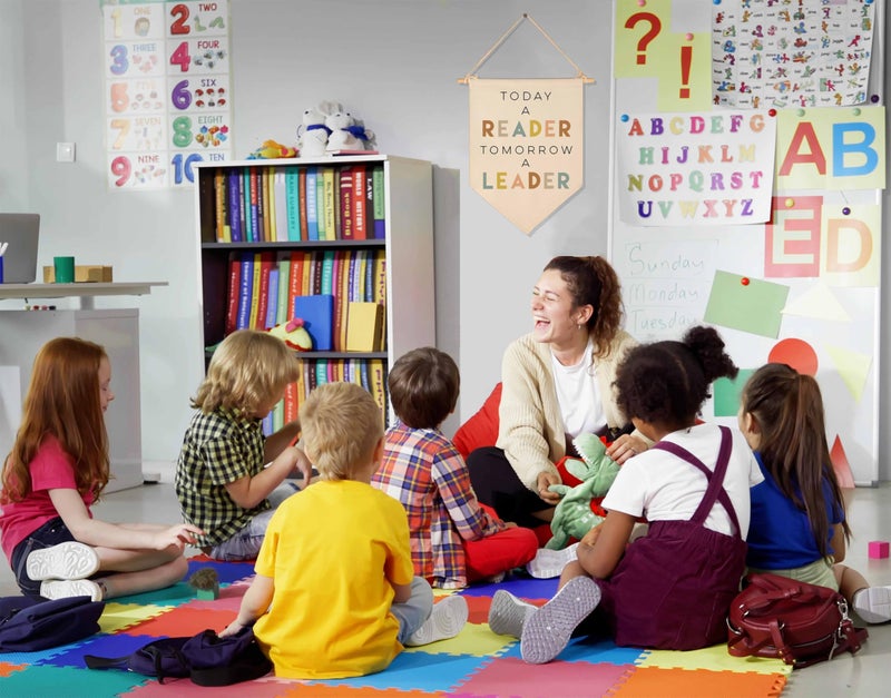FYSIA Today A Reader Tomorrow A Leader-Reading Corner Banner-Reading Center Decor-Playroom Decor-Classroom Reading Decor-Canvas Hanging Pennant Flag Banner Wall Sign Decor Gift-Birthday Christmas Gift - Image 3