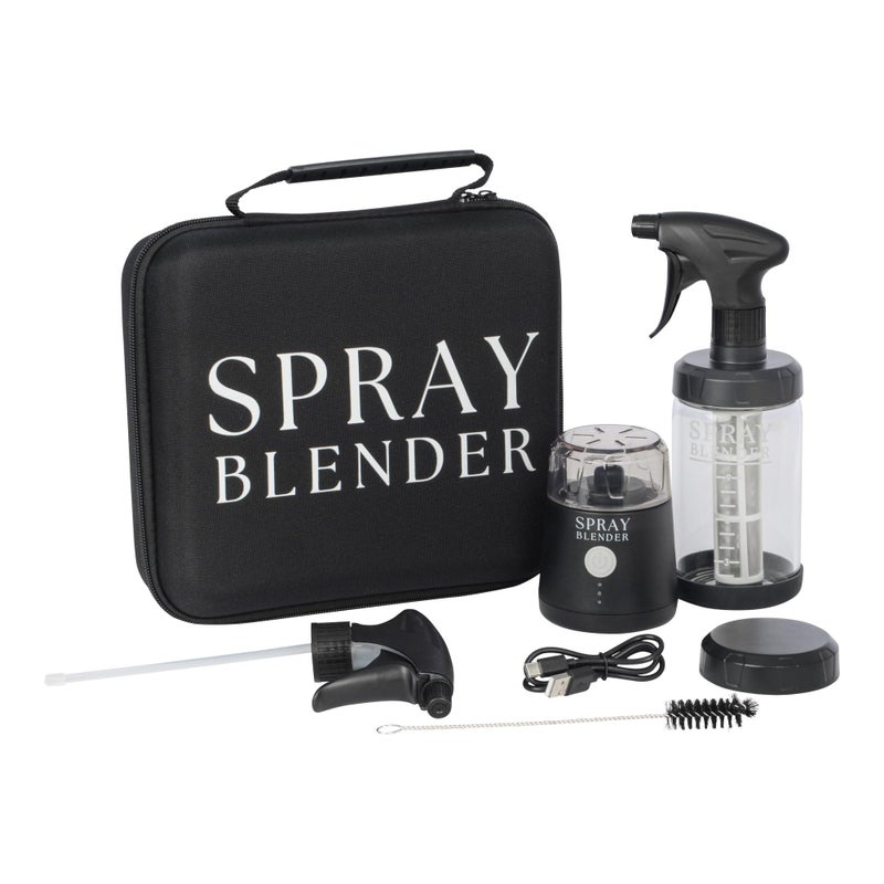SprayBlender - Create Plant-Based Sprays in Minutes with Powerful Electric Blender & Glass Spray Bottle, Perfect for BBQ, Grilling & BPA-Free, Food-Grade - Image 1