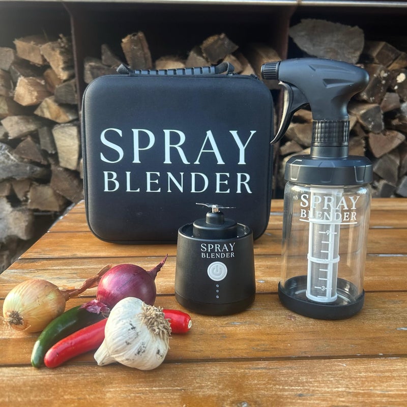 SprayBlender - Create Plant-Based Sprays in Minutes with Powerful Electric Blender & Glass Spray Bottle, Perfect for BBQ, Grilling & BPA-Free, Food-Grade - Image 2