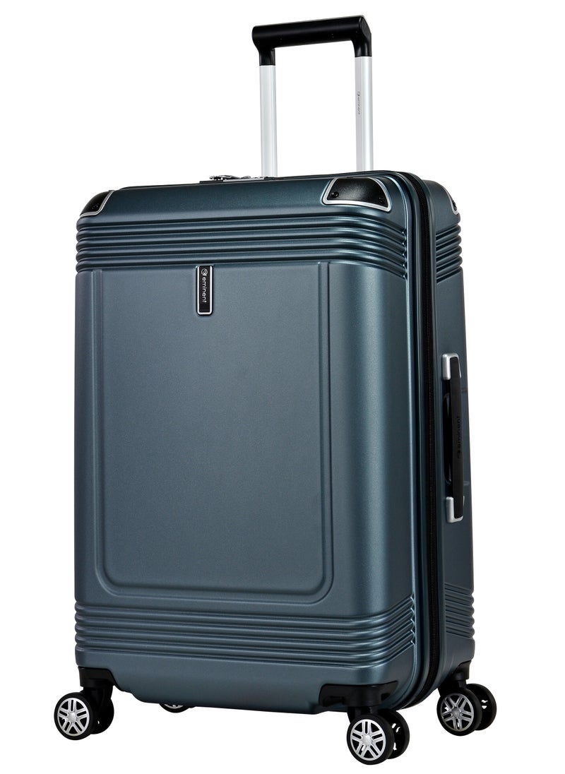 eminent Hard Case Suitcase Trolley Luggage Set of 3 Polycarbonate Lightweight 4 Quiet Double Spinner Wheels Travel Bags With TSA Lock KK10 Graphite  - Image 2