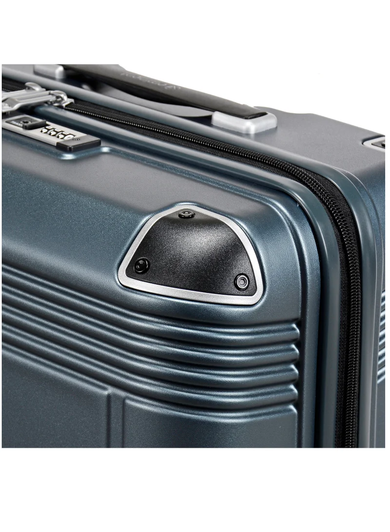 eminent Hard Case Suitcase Trolley Luggage Set of 3 Polycarbonate Lightweight 4 Quiet Double Spinner Wheels Travel Bags With TSA Lock KK10 Graphite