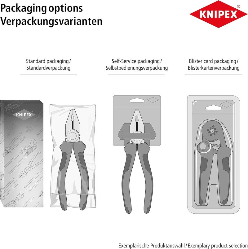 KNIPEX 70 01 180 Diagonal Cutter black atramentized plastic coated 180 mm - Image 3