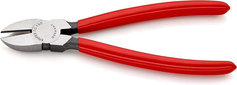 KNIPEX 70 01 180 Diagonal Cutter black atramentized plastic coated 180 mm - Image 2