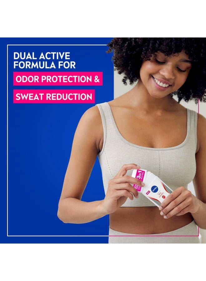 Nivea Dry Comfort Antiperspirant Deodorant Stick 48H Active Protection 50 ml Long Lasting Sweat Control Fresh Skin Care - Image 4