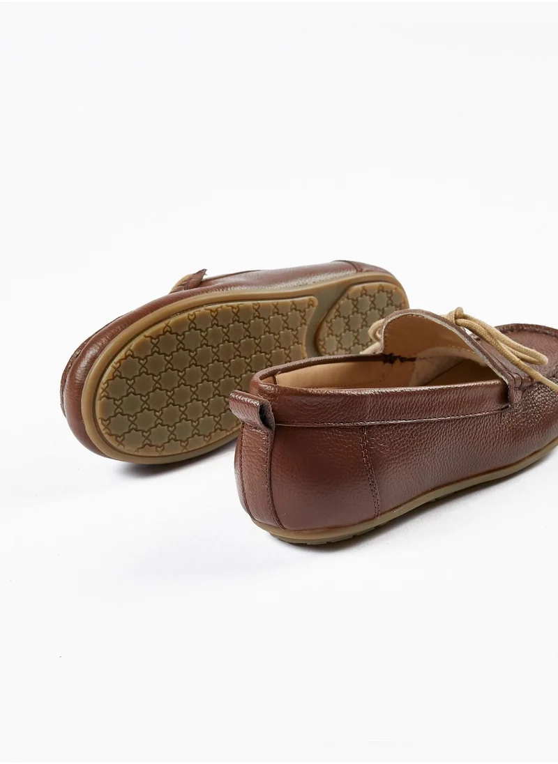 Zippy Zippy Leather Deck Shoes For Boys