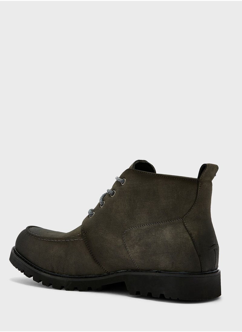 Robert Wood - Casual Laced Boots - Image 1
