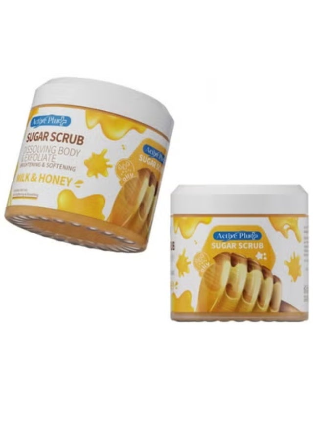Milk And Honey Sugar Scrub Dissolving Body Exfoliate Brightening & Softing 600g
