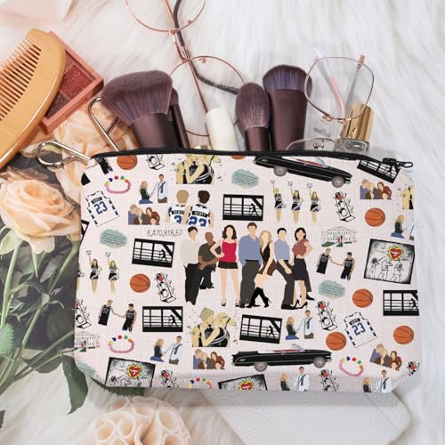 MEIKIUP Basketball Inspired Gift Basketball TV Show Cosmetic Bag TV Show Merch TV Show Fans GiftsBasketball Bag - Image 3
