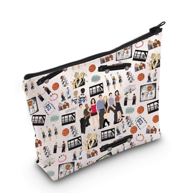 MEIKIUP Basketball Inspired Gift Basketball TV Show Cosmetic Bag TV Show Merch TV Show Fans GiftsBasketball Bag - Image 2